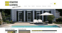Desktop Screenshot of fenster-ludwig.at
